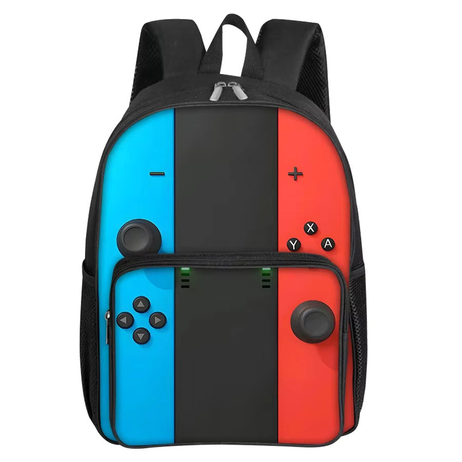 Mochila escolar bicolor gamer — PlayOnDesk